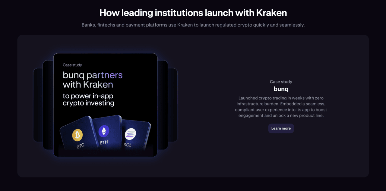شركاء Bunq مع Kraken