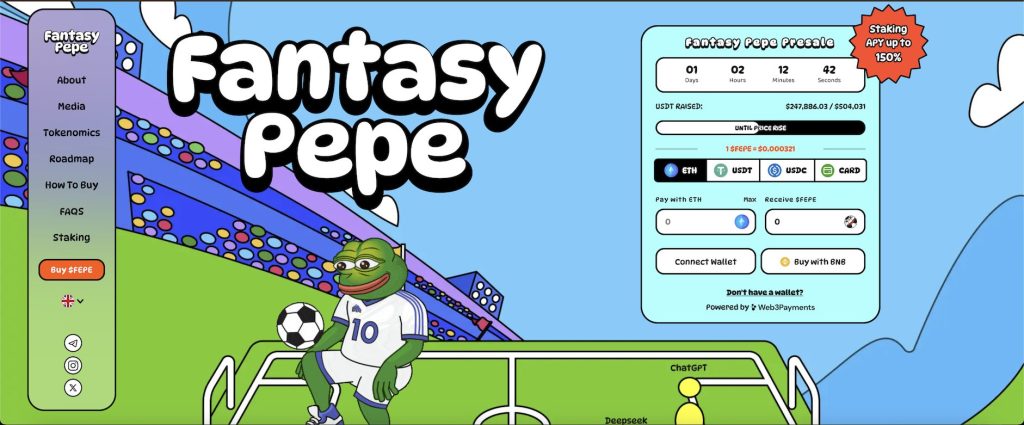 الخيال Pepe presale