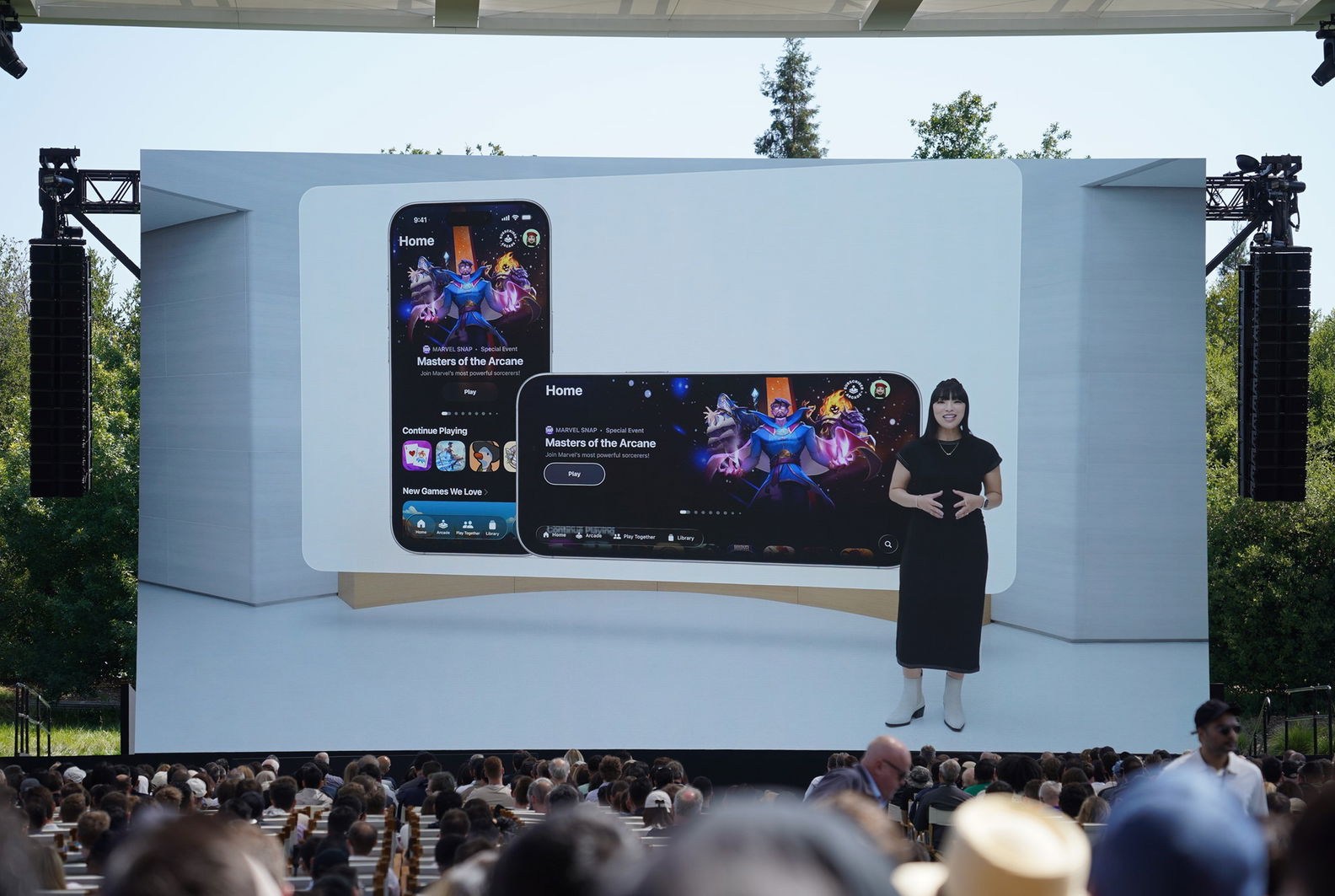 صورة لتطبيق ألعاب Apple الجديد لـ iOS 26.