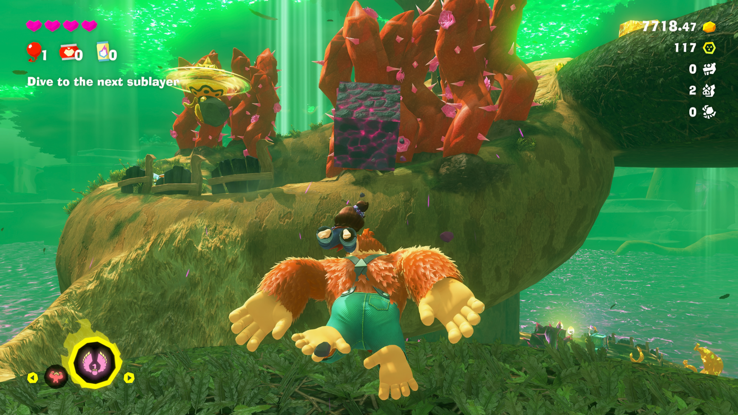 يقيم Donkey Kong في ميدان متفجر في بعض الأشواك في لعبة Switch 2 الجديدة ، Donkey Kong Bananza.
