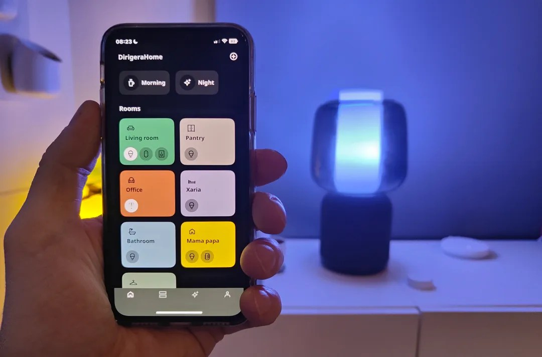يعني توافق المادة الأصلية في منتجات IKEA الجديدة أنك لست مضطرًا لاستخدامها مع تطبيق Home Smart ومركز Ikea.