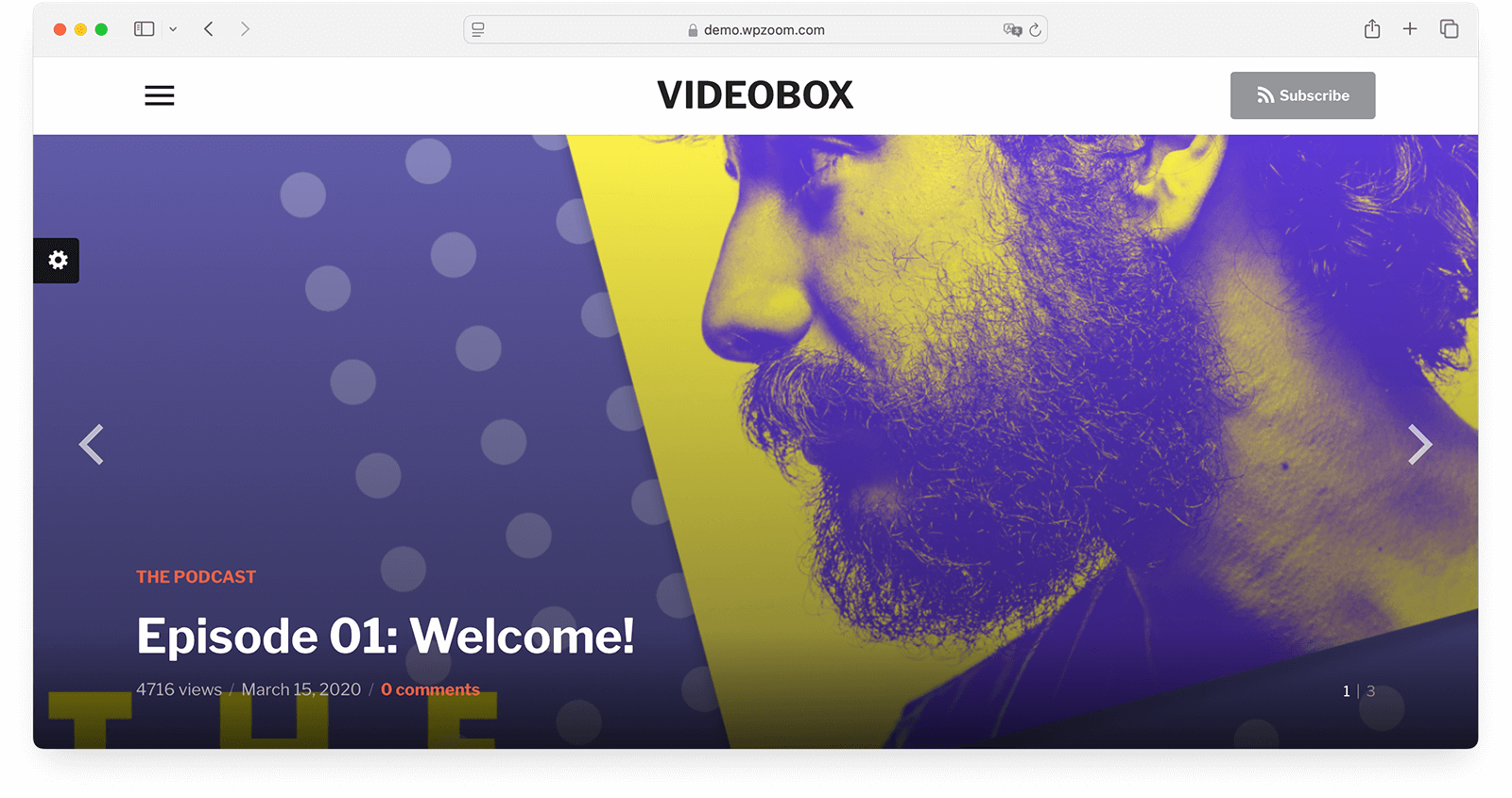 موضوع بودكاست VideoBox